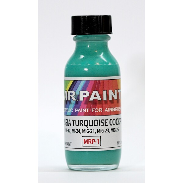 Mr Paint Mrp Russian Cockpit Turquoise Ml Bottle