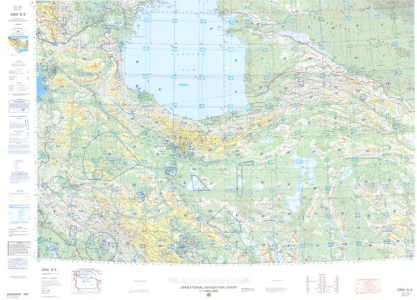 ONC G-5: Available: Operational Navigation Chart for Iran, Turkmenistan, Iraq, Azerbeidzjan, Caspian Sea. Available ! additional charts available within five working days. E-mail your requirements.  ONC G-5