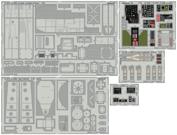 Detailset Douglas A26B Invader Part 1 (Hobby Boss)  BIG33119