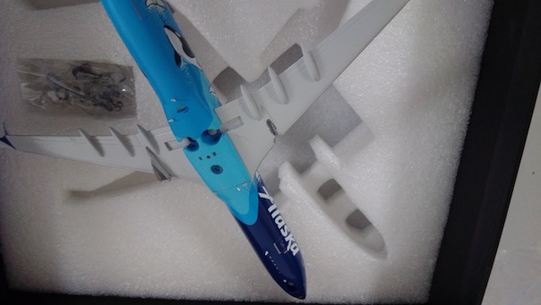 Boeing 737 MAX 9 Alaska Airlines "West Coast Wonders" N932AK NO ENGINES G2ASA1089 ENG