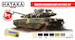 Modern Ukrainian Army AFV  Paint set (6 colours)  Optimised for Brushpainting HTK-BS112