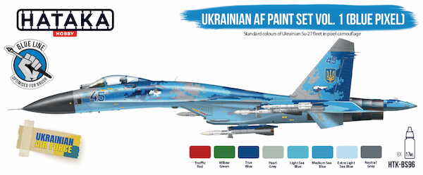 Ukrainian AF Paint Set Vol1 (8 colours) Optimised for Brushpainting  HTK-BS96