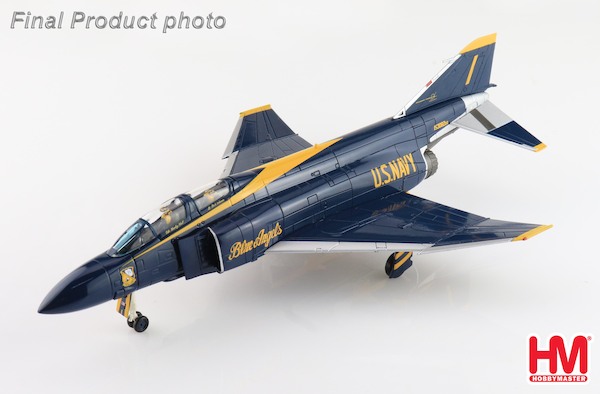 McDonnell Douglas F4J Phantom II US Navy Blue Angels "Cdr. Harley Hall" 153812, Cdr Harley Hall & AMHI Guy Giuffrai, US Navy,  1970 to 1971  HA19059