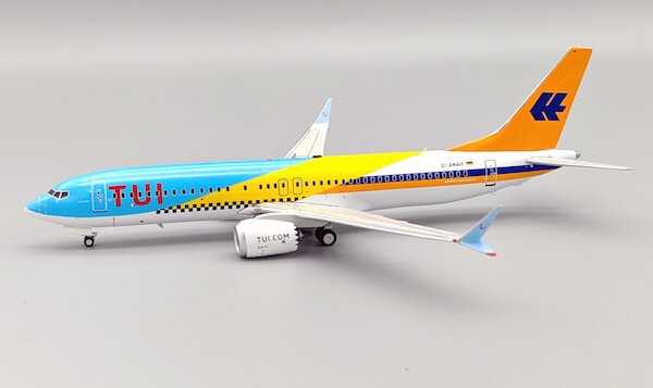 Boeing 737 Max 8 TUIfly "50 Years Livery" D-AMAH NO GEARS !!  JF-737-8M-GEAR