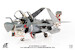 EA6B Prowler US Navy VAQ-136 Gauntlets, USS George Washington, 2012 - missing magnetic right pylon JCW-72-EA6B-007