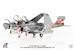 EA6B Prowler US Navy VAQ-136 Gauntlets, USS George Washington, 2012 - missing magnetic right pylon JCW-72-EA6B-007