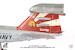 EA6B Prowler US Navy VAQ-136 Gauntlets, USS George Washington, 2012 - missing magnetic right pylon JCW-72-EA6B-007