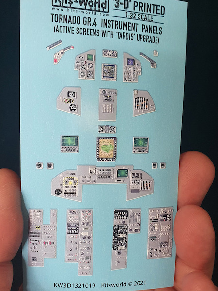 Panavia Tornado GR4 Cockpit Instrumentation TARDIS upgrade with Screens active  KW3D1321019