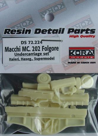 Macchi MC202 Folgore Undercarriage set (Italeri, Hasegawa)  DS72224