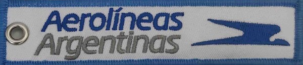 Keyholder with Aerolineas Argentinas on both sides  KEY-AEROLINEAS