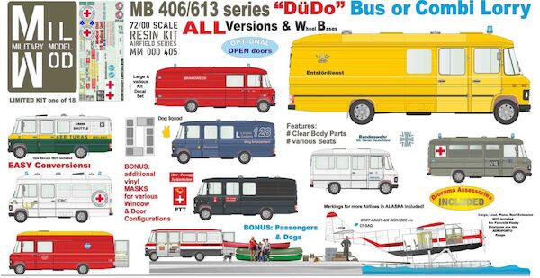 Mercedes Benz MB406/613 Bus or lorry  MM000-405