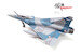 Mirage 2000-5F French Air Force  Armée de l'Air 38/2-FK EC02.002 'Cigognes' NO GEARS no warranty  14626PC-FLY