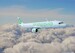 Transavia Airbus A321neo in flight Poster 