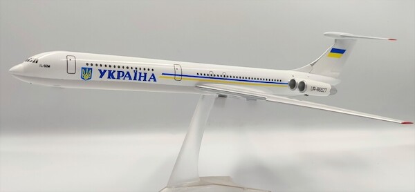 Ilyushin IL62M Ukraine Government (SAE "Ukraine") Reg: UR-86527, no landing gear  UR86527dam